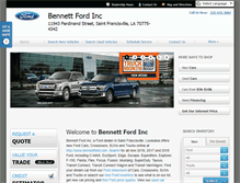 Tablet Screenshot of bennettford.com